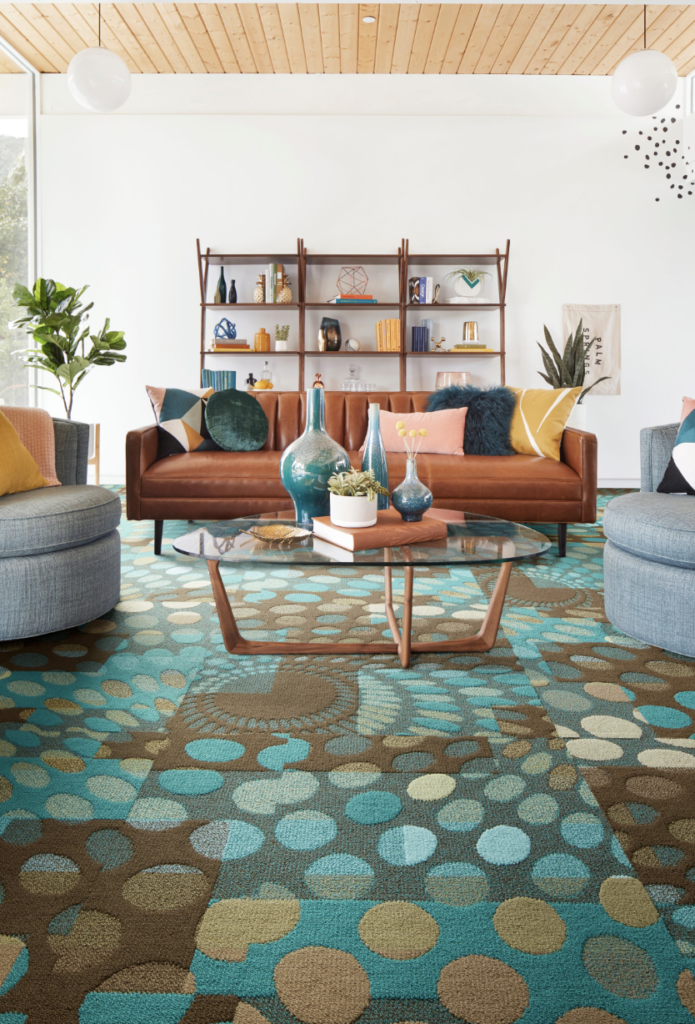 Patterned & Coloured Carpet Tile Supplier